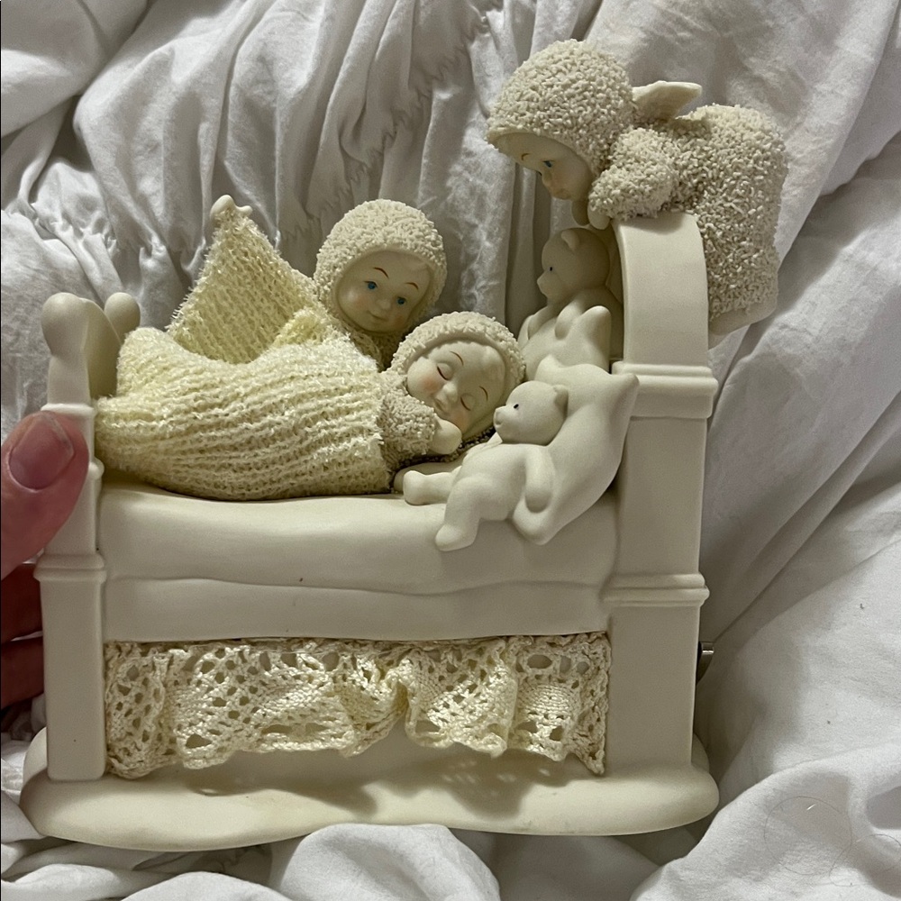 Department 56 Cream Porcelain Music Box
